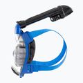 Masca facială completă pentru snorkeling Cressi Komodo Full Face blue/black 6