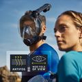 Masca facială completă pentru snorkeling Cressi Komodo Full Face black/black 12