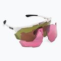 Ochelari de ciclism SCICON Aeroshade Kunken alb lucios/verde snpp EY31150800