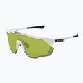 Ochelari de ciclism SCICON Aeroshade Kunken alb lucios/verde snpp EY31150800 2