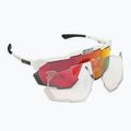Ochelari de ciclism SCICON Aeroshade Kunken alb lucios/scnpp multimirror roșu EY31060800