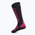 Șosete de schi Mico Heavy Weight Superthermo Primaloft Merino Ski nero fucsia 2