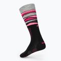 Șosete de schi pentru femei Mico Light Weight Superthermo Natural Merino Ski nero/fucsia fluo 2