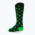 Șosete pentru copii Mico Medium Weight Warm Control Ski negru-verde CA02699 2