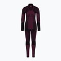 Lenjerie termoactivă pentru copii Mico Extra Dry Kit negru-roză BX02826