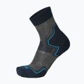 Șosete de trekking Mico Light Weight Extra Dry Hike Crew bleumarin CA03069