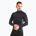 Bluză termică pentru bărbați Mico M1 Mock Neck nero