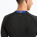 Bluză termică pentru bărbați Mico Odor Zero Round Neck nero 3