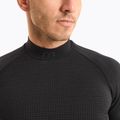 Bluză termică pentru bărbați Mico Odor Zero Mock Neck nero 3