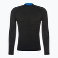 Tricou termic Mico Odor Zero Mock Neck pentru bărbați negru IN01451 6