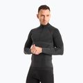 Bluză termică pentru bărbați Mico Warm Control Zip Neck nero