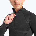 Bărbați Mico Warm Control Zip Neck tricou termic negru IN01852 3