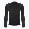 Bărbați Mico Warm Control Zip Neck tricou termic negru IN01852 6