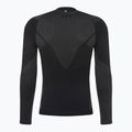 Bărbați Mico Warm Control Zip Neck tricou termic negru IN01852 7