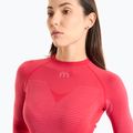 Bluză termică damă Mico Warm Control Round Neck fragola 3