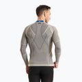Bluză termică pentru bărbați Mico Odor Zero Round Neck grigio 2