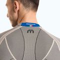 Bluză termică pentru bărbați Mico Odor Zero Round Neck grigio 3