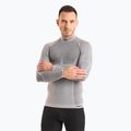 Bluză termică pentru bărbați Mico Odor Zero Mock Neck grigio