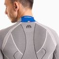 Bluză termică pentru bărbați Mico Odor Zero Mock Neck grigio 3