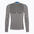 Bluză termică pentru bărbați Mico Odor Zero Mock Neck grigio 5