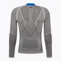 Bluză termică pentru bărbați Mico Odor Zero Mock Neck grigio 6