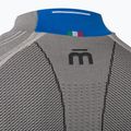 Bluză termică pentru bărbați Mico Odor Zero Mock Neck grigio 8