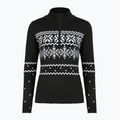 Bluză termoactivă pentru femei Newland Groenlandia Half Zip black/white