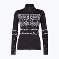 Bluză termoactivă pentru femei Newland Guenda Full Zip black/white