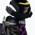 Patine cu rotile pentru copii FILA Wizy G black/yellow magenta 5