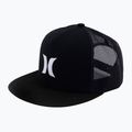 Șapcă pentru bărbați Hurley Icon Solid Flat Trucker black