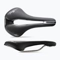 Șa de bicicletă Selle Italia Iron Evo Kit Carbonio Superflow Hd Rail Fibra-Tek neagră SIT-031A501ICA008