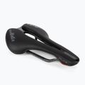 Șa de bicicletă Selle Italia Flite Boost Kit Carbonio Superflow Carbon Rail+10Mm Fibra-Tek neagră SIT-017A920ICA011