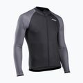 Tricou de ciclism Northwave Blade 4 LS pentru bărbați negru / gri închis 5