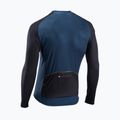 Tricou de ciclism Northwave Blade 4 LS pentru bărbați, albastru închis / negru 2