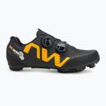 Încălțăminte de ciclism MTB męskie Northwave Rebel 3 Epic Series black/yellow 2