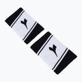 Diadora brățară cu logo larg 2 buc. alb/negru C7306