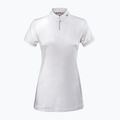 Tricou polo de competiție pentru femei Eqode by Equiline S/S Doreen alb H56008