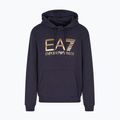 Bluză pentru bărbați EA7 Emporio Armani Train Logo Series Big Logo Hoodie armani blue