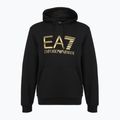 Bluză pentru bărbați EA7 Emporio Armani Train Logo Series Big Logo Hoodie black