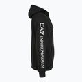 Bluză pentru bărbați Emporio Armani EA7 Train Logo Series Extended Logo Hoodie Fz black / white 3