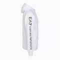 Bluză pentru bărbați Emporio Armani EA7 Train Logo Series Extended Logo Hoodie Fz white / black 3