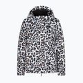 Geacă de schi pentru femei EA7 Emporio Armani Ski Kitzbuhel Softshell fancy white animalier