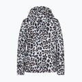 Geacă de schi pentru femei EA7 Emporio Armani Ski Kitzbuhel Softshell fancy white animalier 2