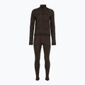Set de lenjerie termoactivă pentru femei EA7 Emporio Armani Ski Jacquard Knitted fancy brown animal print
