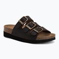 Șlapi de damă Scholl Rio Wedge Ad Med dark brown