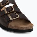Șlapi de damă Scholl Rio Wedge Ad Med dark brown 7