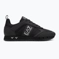 Încălțăminte EA7 Emporio Armani Black & White Carbon triple black / silver logo 2