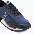 Încălțăminte EA7 Emporio Armani Black & White Suede sky captain / deep cobal / mineral 7