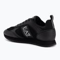 Încălțăminte EA7 Emporio Armani Black & White Suede triple black micropunch 3