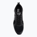 Încălțăminte EA7 Emporio Armani Black & White Suede triple black micropunch 5